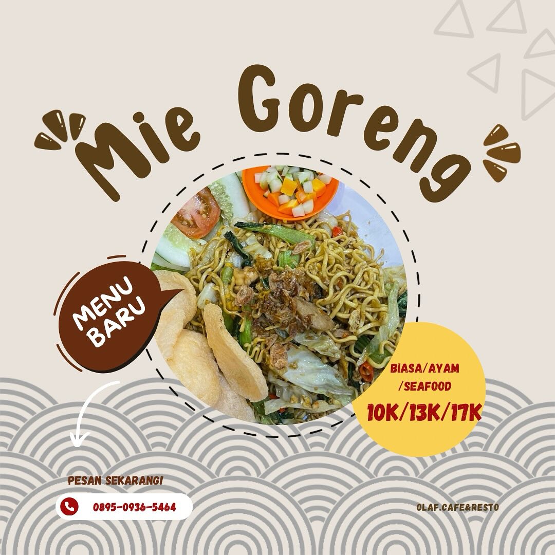 Mie Goreng (Polos/Ayam/Seafood)